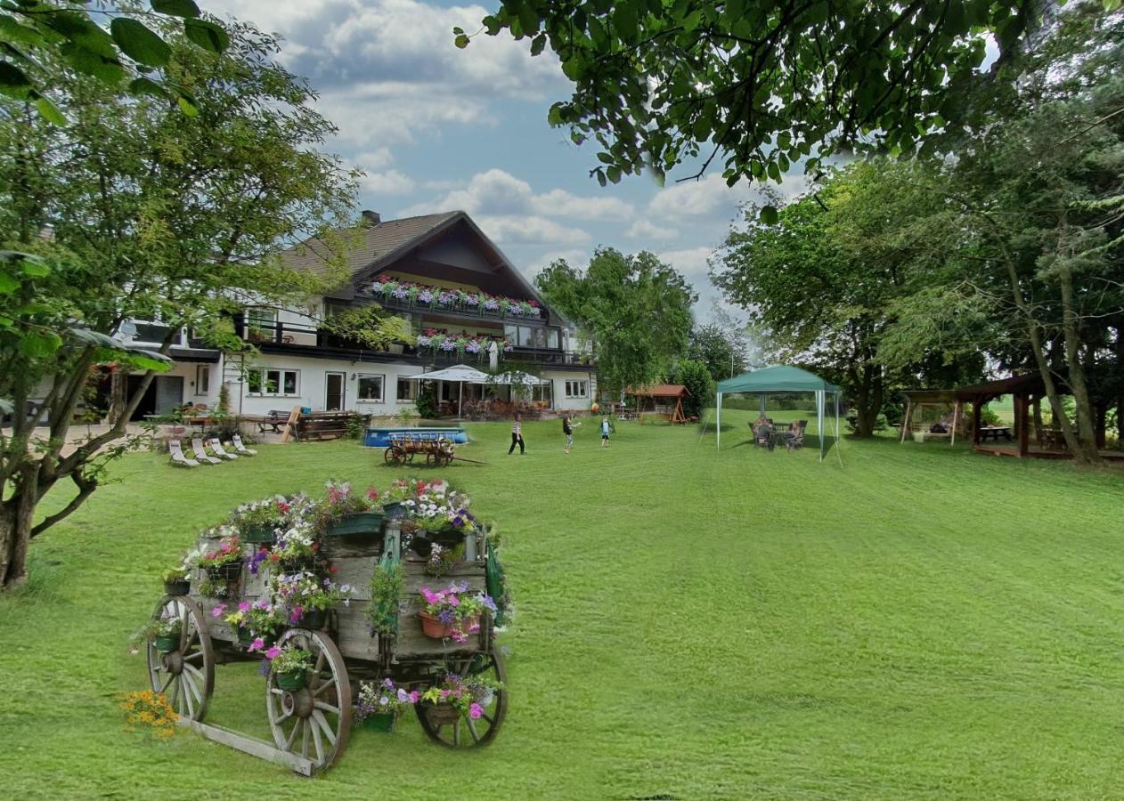 Landidyll Landhaus zum Mushof Hotel&Restaurant Wethen Exterior foto